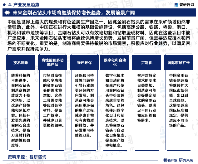 2025-2031年中国金刚石钻头行业市场专项调研及竞争战略分析报告(图4)