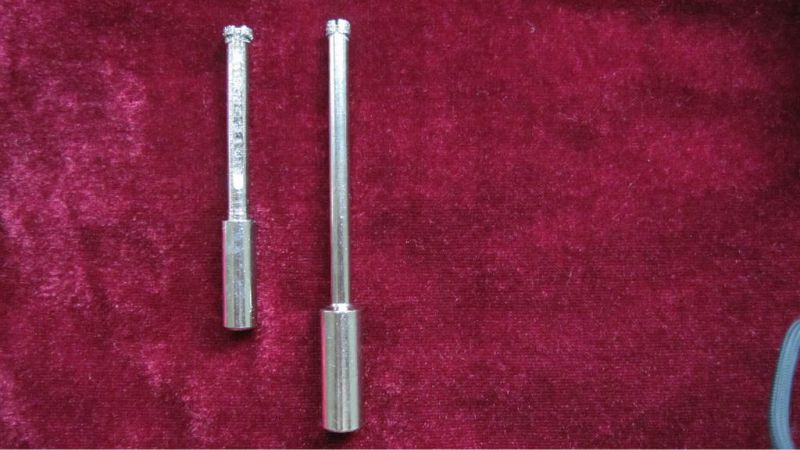 94mm金刚石胎体式复合片钻头平底独孔烧结体金刚石钻头厂家(图1)