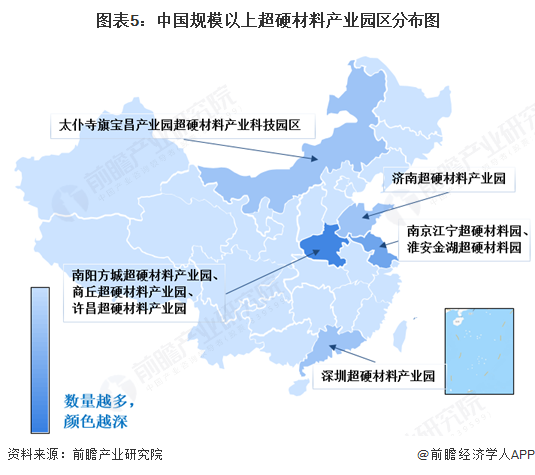 【干货】超硬材料产业链全景梳理及区域热力地图(图5)
