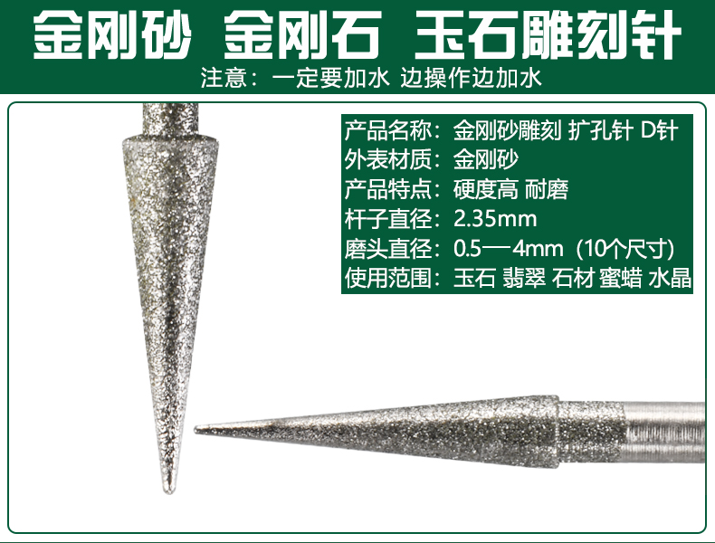 供应金刚石钻头 锥柄烧结钻头(图1)