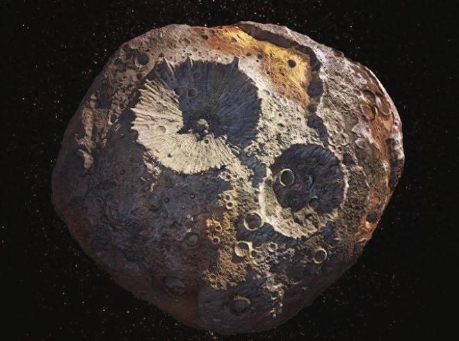 小行星带里的灵神星全身都是贵金属每个人能分125万吨黄金(图1)